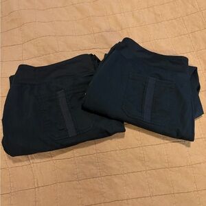 Healing hands purple label yoga waist scrub pants 2 pack